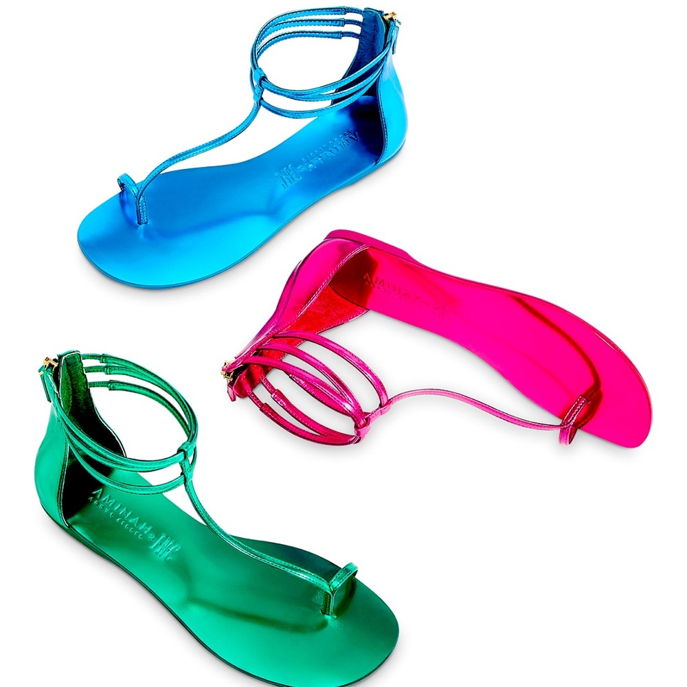 Aminah Abdul Jillil Toe-Loop Sandals 9.5